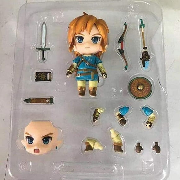 The Legend of Zelda: Breath of The Wild /Demon Slayer Link Action Figure/Q Version Toy/Replaceable Accessories/Movie Cha Action Figures Gift