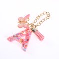 thumbnail image 5 of Ofertas Únicas 1 Pc Colgante de Letra A con Lentejuelas en Forma de Corazón y Borlas de Mariposa para Taza de Agua, Colgante de Metal Rosa y Resina, 5 of 5