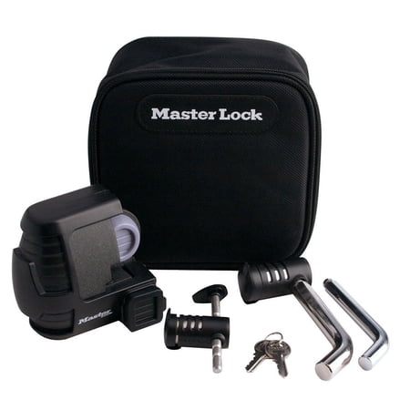 Master Lock 3794DAT Trailer Coupler Lock, Receiver Lock and Trailer Coupler Latch Lock; Combo Pack