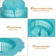 thumbnail image 4 of 2Pcs sink Drain Strainer, Plastic Kitchen Sink Filter Hair Drain Catchers Sink Strainers for Kitchen Bathroom Balcony, 4 of 5