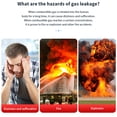 thumbnail image 4 of Natural Gas Detector 50-1000PPM Range Portable Handheld Gas Detector with LCD Backlight Display High Accuracy Sensor Gas Leak Detector Suitable for Home, Industry and Travel, 4 of 7