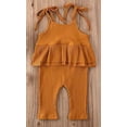 thumbnail image 3 of Styles I Love Baby Girls Sleeveless Ruffle Jumpsuit Romper Summer Playsuit Outfit, 3 of 10