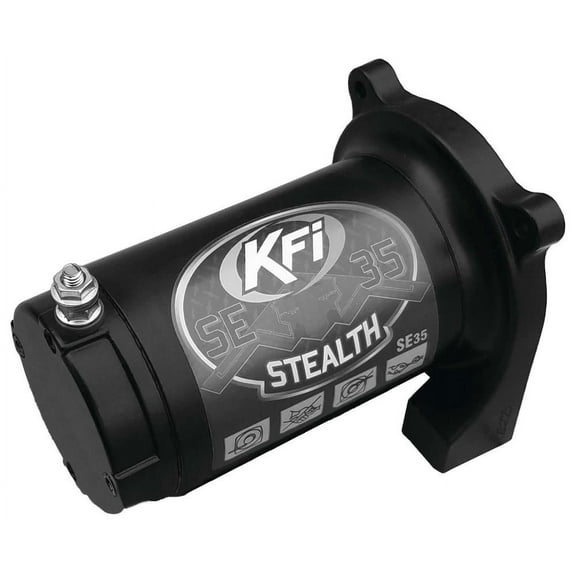 KFI Products Replacement Winch Motors Black 3500 lbs. MOTOR-35-BL