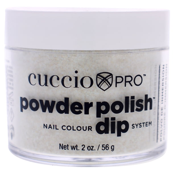 Polvo de uñas Cuccio Pro Powder Polish Nail Colour Dip System - Gold Glitter Nail Powder Dama 2 oz