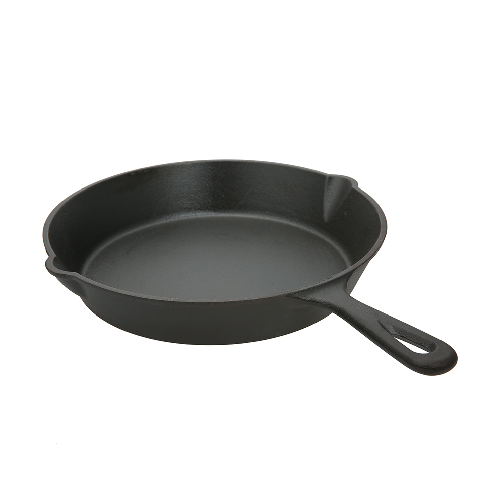 Sartén de hierro fundido pre-sazonado Ozark Trail de 12" con asas 6