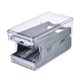 thumbnail image 2 of Organizador Automático de Huevos, Contenedor de Huevos Apilable de 2 Capas para Refrigerador de Armario de Cocina Gris, 2 of 9