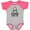 Heather and Hot Pink, variant on Inktastic My Memaw Loves Me Baby Boy Boys Baby Bodysuit