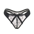 thumbnail image 2 of Women Lace Briefs Ultra Thin Lace Panties Sexy Underwear Low Rise Soft Bikini 2 Pieces, 2 of 5