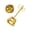 Yellow Gold, variant on Ear Rings for Women 2 Carat 7MM Heart Shape blue topaz Earrings Carat 14k White Gold 4-prong