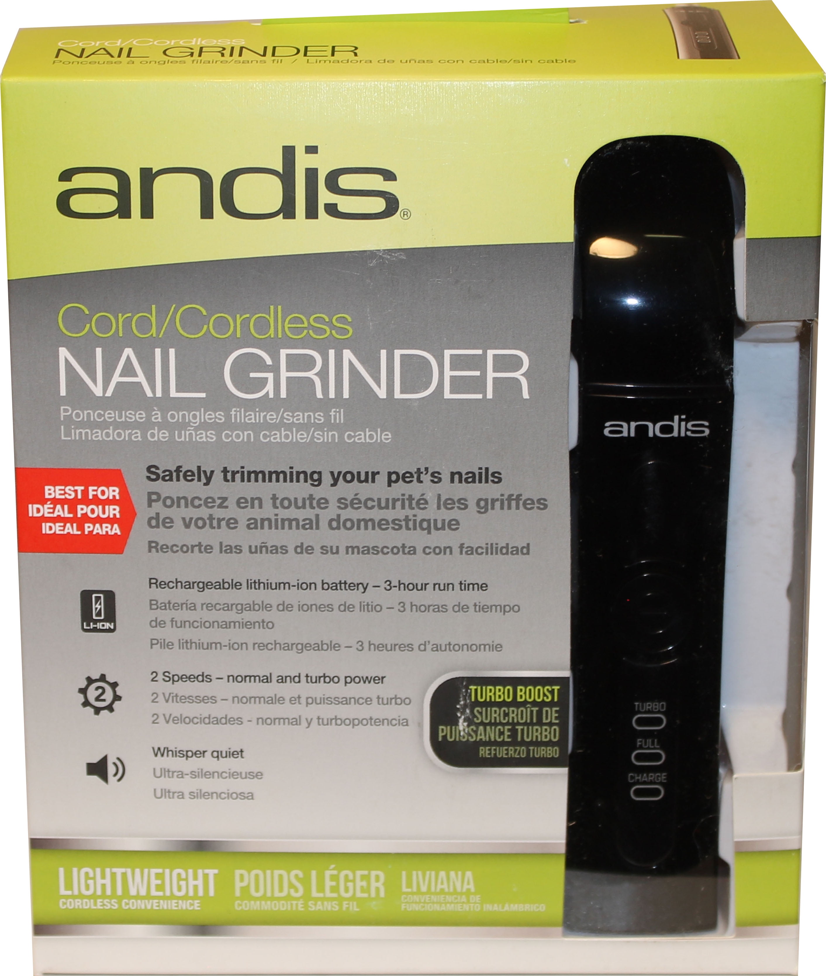 Andis Company-Andis Cordless Nail Grinder 2 Speed- Black 2 Speed ...