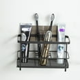 thumbnail image 2 of Clearance Under 5$ Storage Rack FNGZ Iron Toothbrush Rack Bathroom Punch-Free Storage Rack Creative Wall-Mounted Electric Toothbrush Holder, 1*Toothbrush Rack, 2 of 9