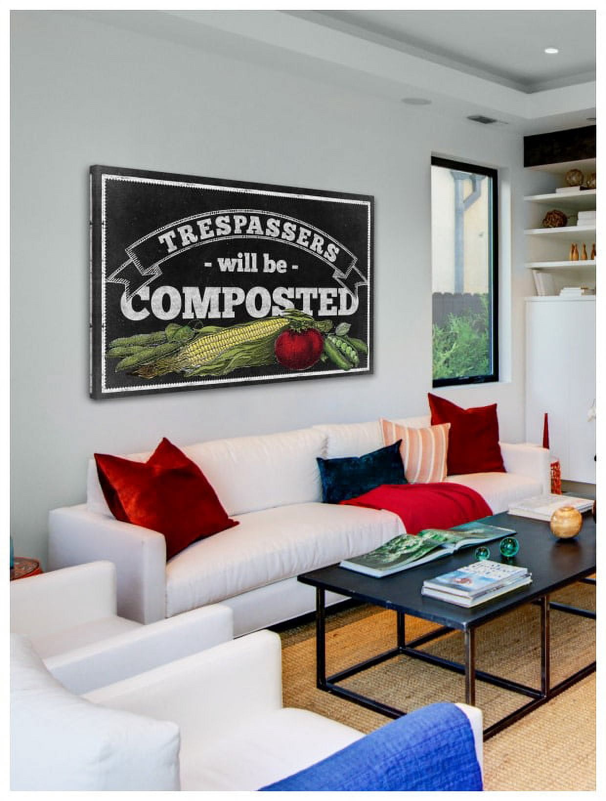 Marmont Hill "Veggies Chalk" Painting Print on Canvas