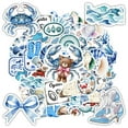 thumbnail image 4 of 35pcs Unique Stationery Stickers Ocean Animal Stickers Nautical Kids Stickers for Luggage Laptop Suitcase, 4 of 9