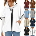 thumbnail image 2 of ZQGJB Womens Fuzzy Sherpa Fleece Vest Casual Fall Short Sleeve Cardigan Outerwear Travel Zip Up Jacket Lightweight Warm Gilet With Pockets Gray S, 2 of 10