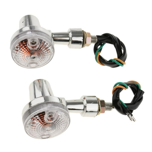 Luz Indicadora Intermitente Universal Macarena 1 Par Tipo 4 para Motocicleta