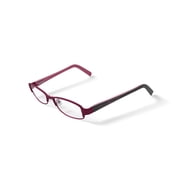 Walmart Youth FM13060 Rectangular Prescription Eyeglasses with Case, Matte Red