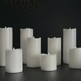 thumbnail image 7 of Stonebriar Collection White Real Wax Flameless LED Pillar Candles, 3-Pack, 3x3, Remote and Timer, 7 of 7