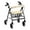 Corgi, variant on HELLHERO Hummingbird Flower Rollator Seat Back Cover and Rollator Walker Seat Covers for Unisex Removable Easy to Use for Seniors Adult