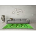 thumbnail image 3 of Ahgly Company Indoor Rectangle Abstract Green Modern Area Rugs, 5' x 8', 3 of 4