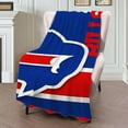 thumbnail image 4 of Flannel Blanket Featuring The Bills Team Emblem Versatile for Use on Sofas, Beds, During Camping, And While Traveling. Provides Warmth Throughout The Year, Making It a Perfect Gift for Holidays Like, 4 of 7