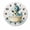 FFclock017, variant on ZXCXRQFa Silent Clocks Cute Pug Themed Wooden Silent Non-Ticking 10 Inch Round Clocks Battery Operated Analog for Living Room Kitchen Bedroom Bathroom Office Home School Decor