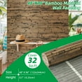 thumbnail image 5 of Art3dwallpanel 48'' x 96'' Natural Bamboo Wall Panel for Interior Wall Décor for Living Room, Bedroom,Dark Burned, 5 of 9