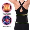 thumbnail image 2 of FITVALEN Sweat Waist Trainer Trimmer for Women Tummy Control Girdle Neoprene Ab Slimming Belt Sauna Suit, 2 of 7