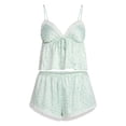 thumbnail image 5 of No Boundaries Satin Cami and Shorts Sleep Set, 2-Piece, Women's XS-XXL, 5 of 5