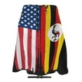 thumbnail image 5 of Usa Uganda Flag Salon Barber Cape - Professional Hairdressing Waterproof Hair Cutting Cape With Adjustable Snap Closure-Haircut Apron For Hair Stylist And Home Use-55''X66'', 5 of 5