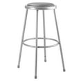 thumbnail image 5 of National Public Seating (3 Pack) NPS® 30"Heavy Duty Vinyl Padded Steel Stool, Grey, 5 of 5