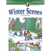 Creative Haven Winter Scenes Coloring Book