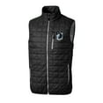 thumbnail image 2 of Men's-Cutter & Buck  Black Minnesota United FC Big & Tall Rainier PrimaLoft Eco Insulated Full-Zip Puffer Vest, 2 of 3