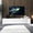 White, variant on Wall Mounted Floating Design with 20 Color LEDs | For Home Movie and Game Sessions | Adds Modern Touch to Decor