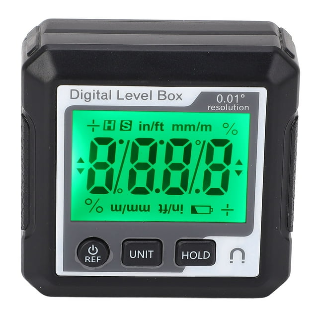 Digital Level Box with Magnet Angle Gauge Inclinometer Protractor for Woodworking Car Repair