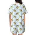 thumbnail image 6 of Sigee Cartoon Sea Turtle for Sleepwear Casual Pjs with Pockets Women's Pajamas Sets Shorts 2 Piece Short Sleeve Lounge Sets X-Large, 6 of 9