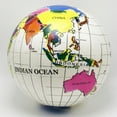 thumbnail image 4 of CIMAXIC Party 1PC Festive Party Toys Inflatable English Version of the Earth Map Pattern Ball Beach Ball,8.46"X3.35"X0.39", 4 of 5