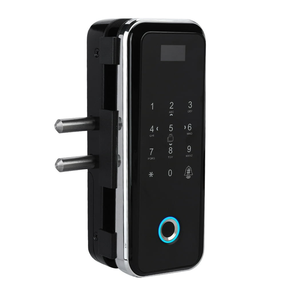 Tebru Access Door Lock,Fingerprint Lock,Glass Door Smart Fingerprint