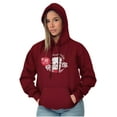 thumbnail image 4 of Betty Boop Heart Angel Wings Ooh LaLa Hoodie Sweatshirt Women Brisco Brands M, 4 of 6