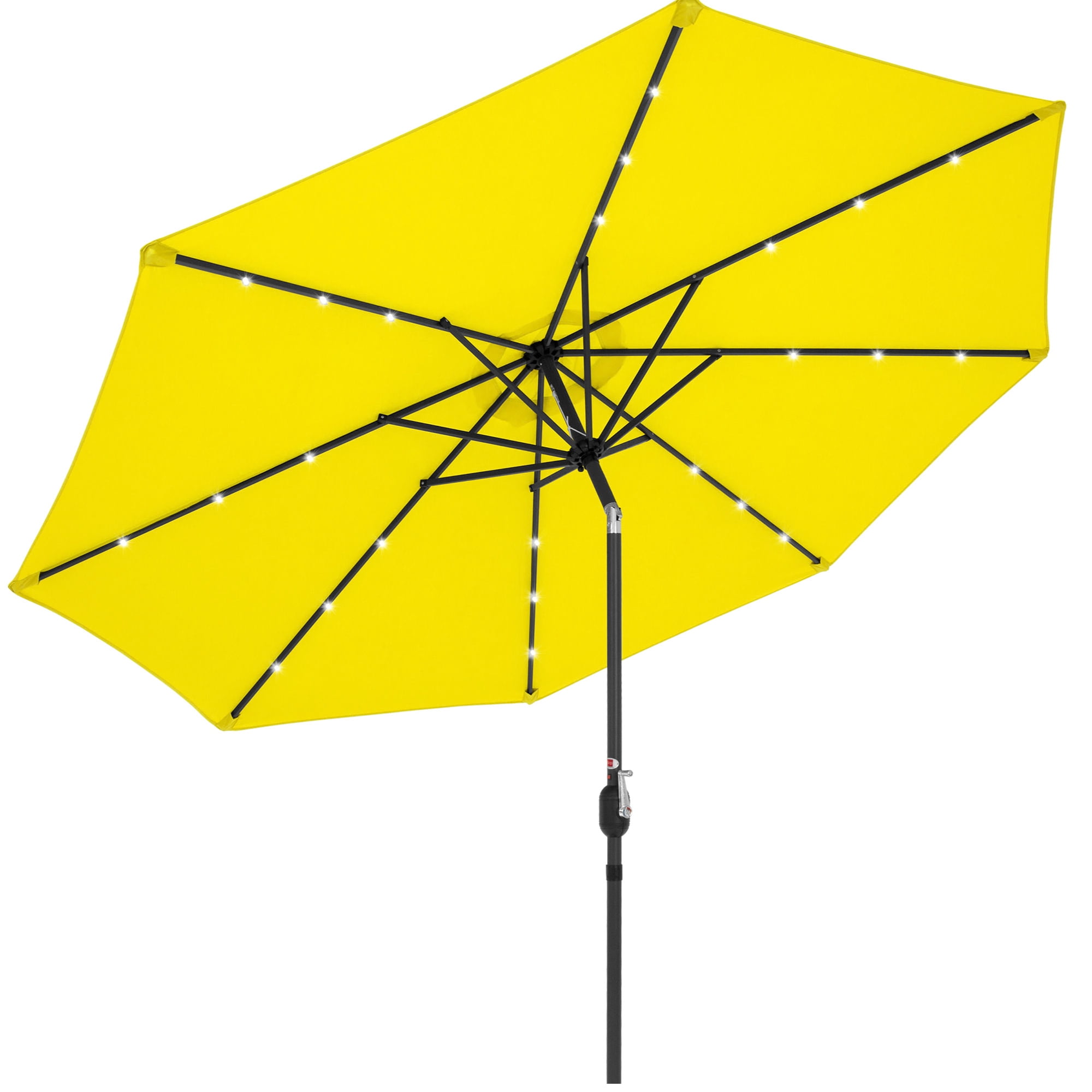 Best Choice Products 10ft Solar LED Lighted Patio Umbrella w/ Tilt