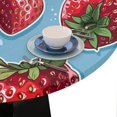 thumbnail image 6 of muroi Fruit Cherry Pattern Round Elastic Tablecloth Outdoor Table Cloth Fitted Tables Cover for Picnic Patio Dining Party Indoor 45" - 56", 6 of 6