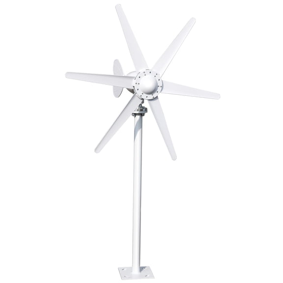 wirlsweal 800W 12V/24V Wind Turbines Generator, 6-Blade Fan Wind Turbines Generator Kit, Electromagnetic Electricity Producer Equipment