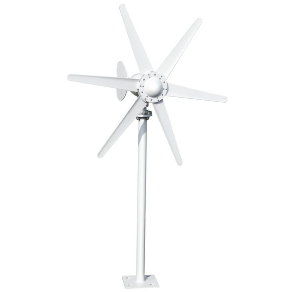 Hicess 800W 12V/24V Wind Turbines Generator, 6-Blade Fan Wind Turbines Generator Kit, Electromagnetic Electricity Producer Equipment