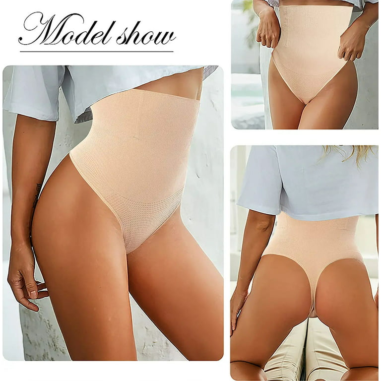 Tummy Control Thong Shapewear, High-waist Body Shaper For Women, Tummy  Control Shapewear Thong Shaping Panties Seamless