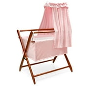 Badger Basket - Tranquility Bassinet, Pink