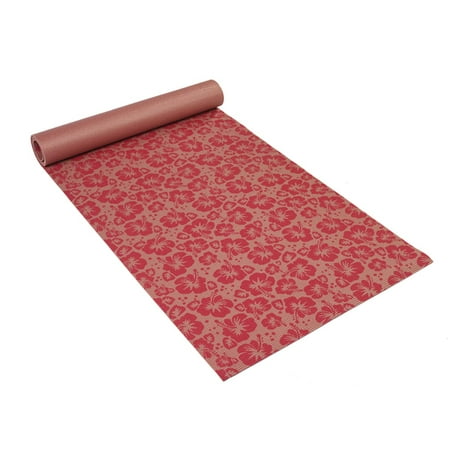 - ProFit Printed Double Vein Premium Yoga Mat 5mm - Red Rose