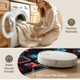 thumbnail image 5 of ODIKA 8'x10' Washable Area Rug Non-Slip Chair-Friendly Mat Dice Arcade Console Icons Throw Alfombra Video Led Desk Gamer Flowing Dynamic for Dining Room, Large Office, Lounge, 5 of 7