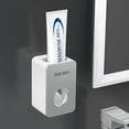 thumbnail image 2 of LYCAQL Toothpaste Dispenser Wall Mounted for Bathroom Automatic Toothpaste Squeezer for Kids and Adult Pink, 2 of 4