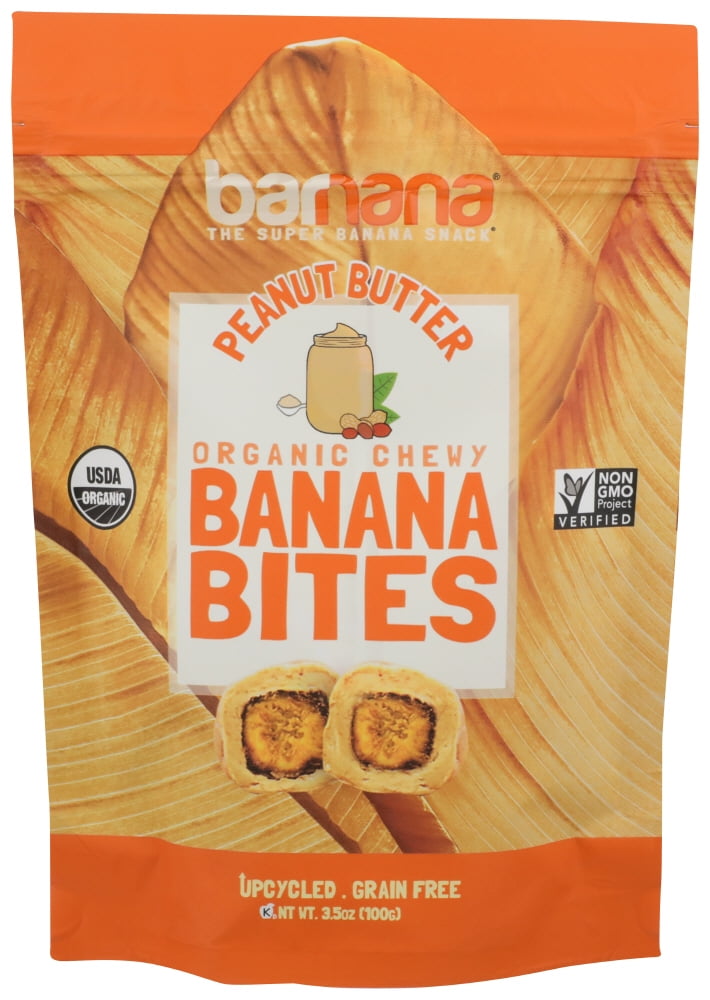 Barnana - Organic Chewy Banana Bites Peanut Butter - 3.5 oz