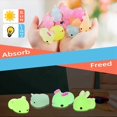 thumbnail image 3 of 12/36 piezas para niños, animales kawaii, Squishy Mochi, juguetes que brillan en la oscuridad, regalos de fiesta, alivio del estrés, Squishy, 3 of 5