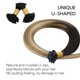 thumbnail image 4 of Extensiones de cabello humano HOTBANANA con punta en U, 16 cm, 50 g, años 50, 4 of 7